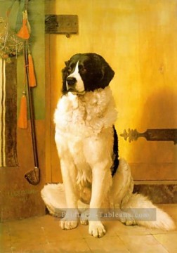 Jean Léon Gérôme œuvres - Étude d’un chien Jean Léon Gérôme